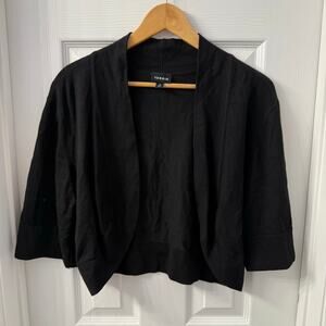 Torrid Black Open-Front Sweater